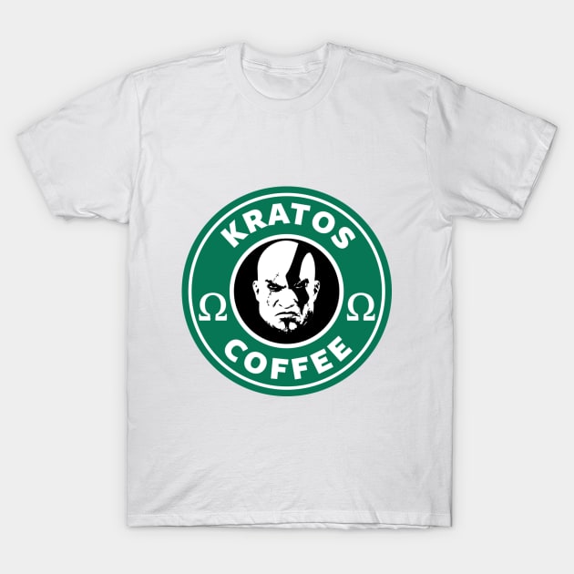 Kratos Coffee T-Shirt by Jawes